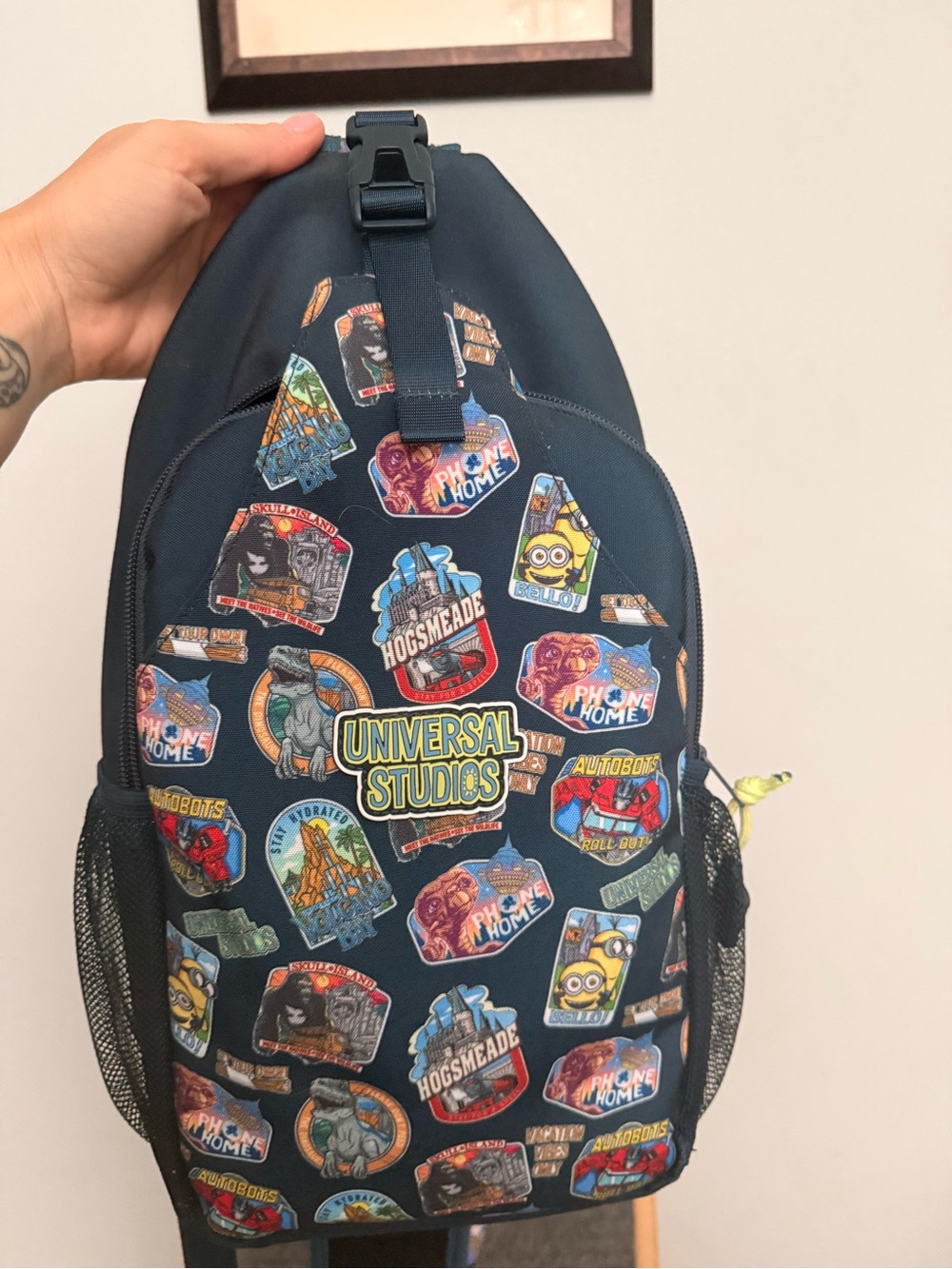 Universal Studios Icons Navy Sling Backpack